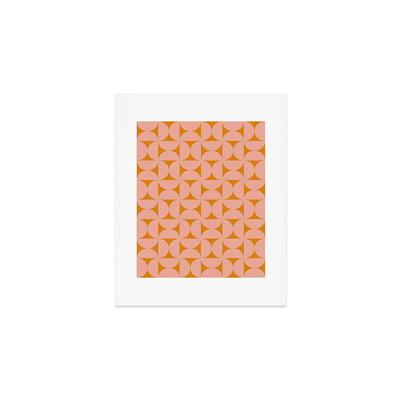 Bauhaus Mid Century Modern Geometric Pattern V Art Print Gallery Image 1