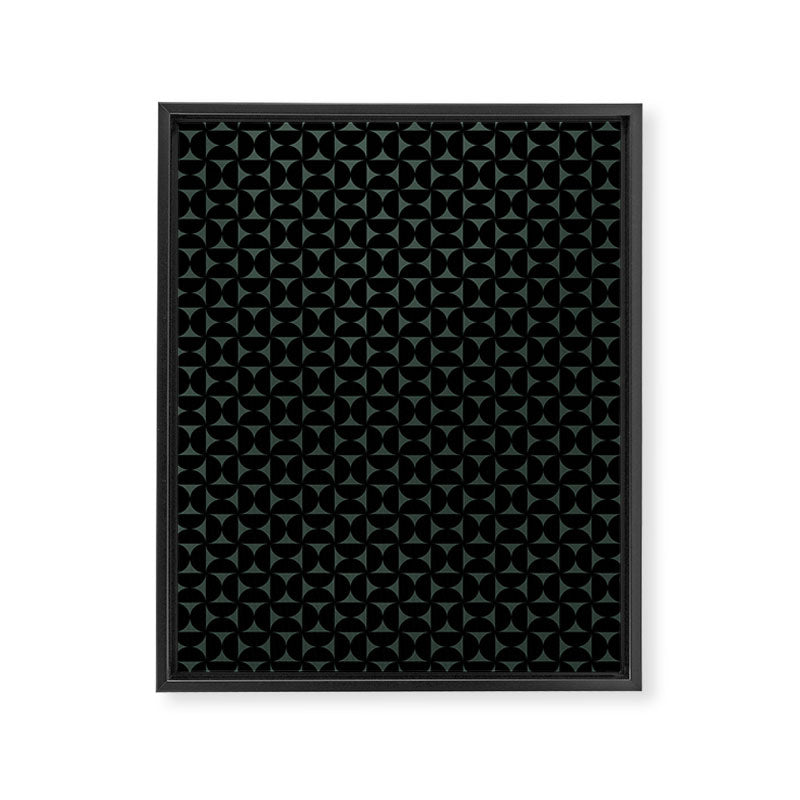 Bauhaus Mid Century Modern Geometric Pattern VI Framed Canvas Print Gallery Image 8