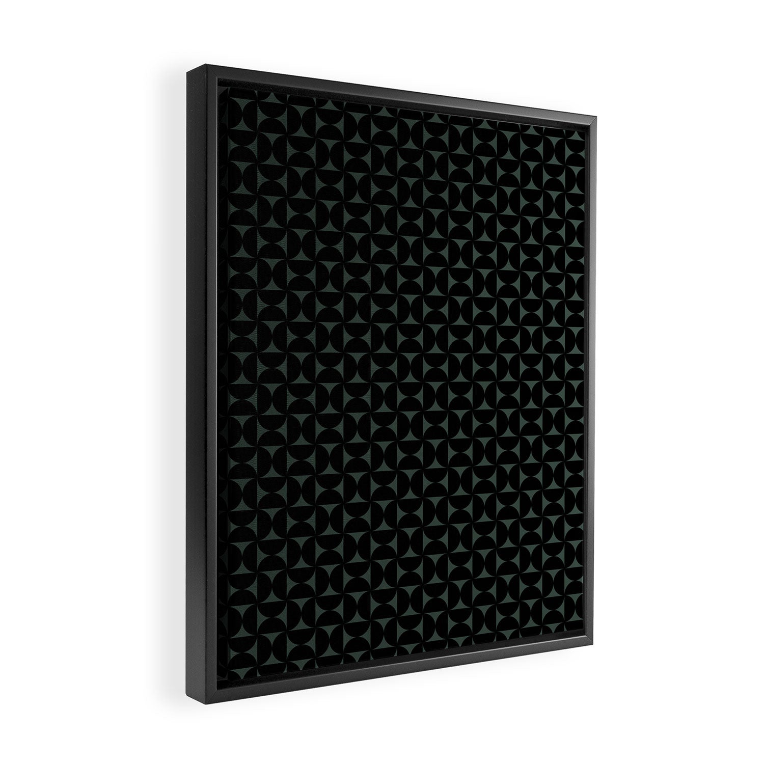 Bauhaus Mid Century Modern Geometric Pattern VI Framed Canvas Print Gallery Image 2