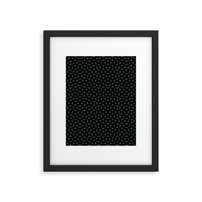 Bauhaus Mid Century Modern Geometric Pattern VI Framed Art Print Gallery Image 6