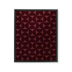 Bauhaus Mid Century Modern Geometric Pattern VII Framed Canvas Print Gallery Image 8