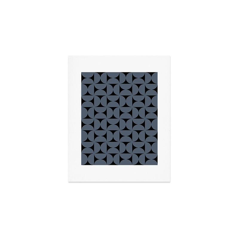 Bauhaus Mid Century Modern Geometric Pattern VIII Art Print Gallery Image 1