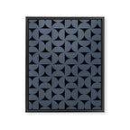 Bauhaus Mid Century Modern Geometric Pattern VIII Framed Canvas Print Gallery Image 8