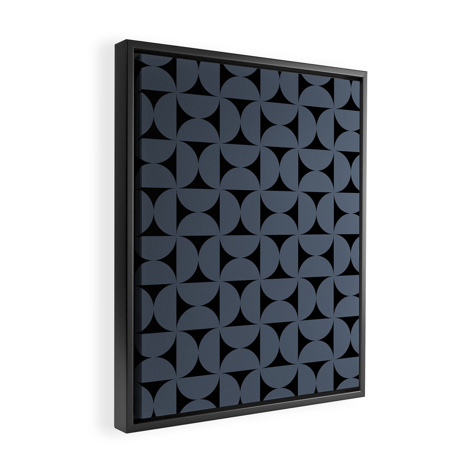 Bauhaus Mid Century Modern Geometric Pattern VIII Framed Canvas Print Gallery Image 2