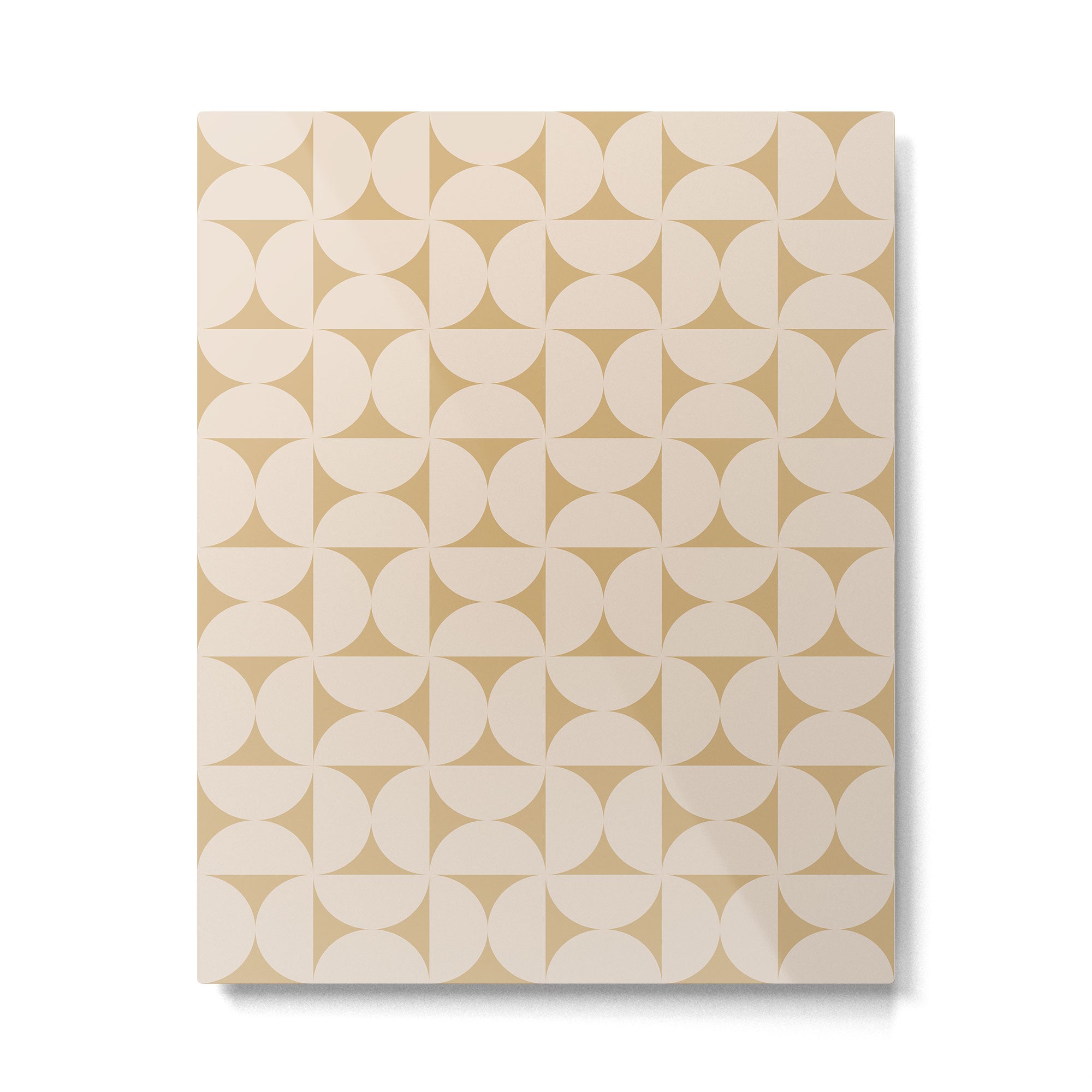 Bauhaus Mid Century Modern Geometric Pattern X Metal Print Gallery Image 6