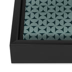 Bauhaus Mid Century Modern Geometric Pattern XI Framed Canvas Print Gallery Image 3