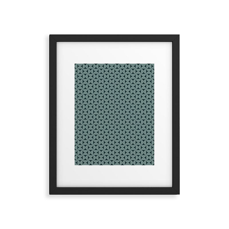 Bauhaus Mid Century Modern Geometric Pattern XI Framed Art Print Gallery Image 6