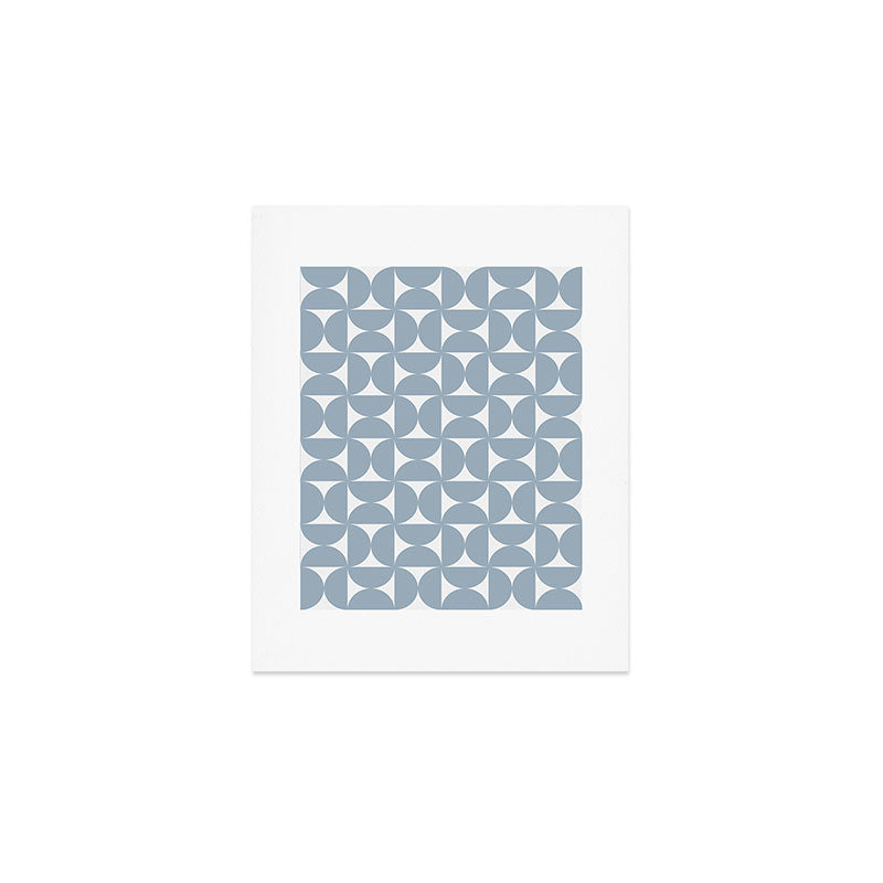 Bauhaus Mid Century Modern Geometric Pattern XII Art Print Gallery Image 1