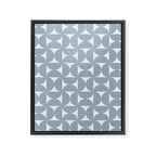 Bauhaus Mid Century Modern Geometric Pattern XII Framed Canvas Print Gallery Image 8