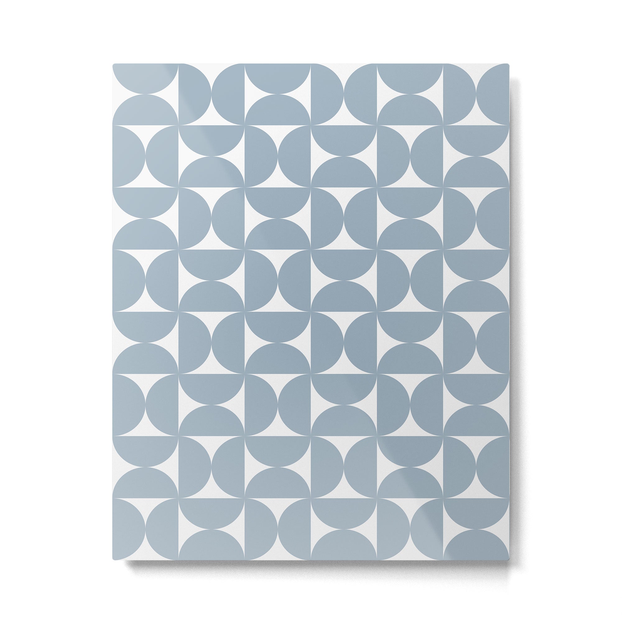 Bauhaus Mid Century Modern Geometric Pattern XII Metal Print Gallery Image 6