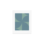 Bauhaus Mid Century Modern Geometric V Art Print Gallery Image 1