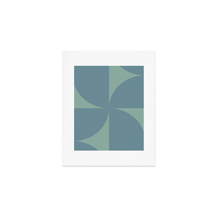 Bauhaus Mid Century Modern Geometric V Art Print Gallery Image 1