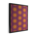 Boho Summer Sun Pattern VI Purple and Orange Framed Canvas Print Gallery Image 2