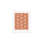 Boho Summer Sun Pattern XII Peach Art Print Gallery Image 1