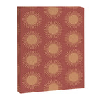 Boho Summer Sun Pattern XIV Earthy Pink and Beige Canvas Print Gallery Image 8