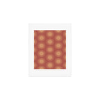 Boho Summer Sun Pattern XIV Earthy Pink and Beige Art Print Gallery Image 1