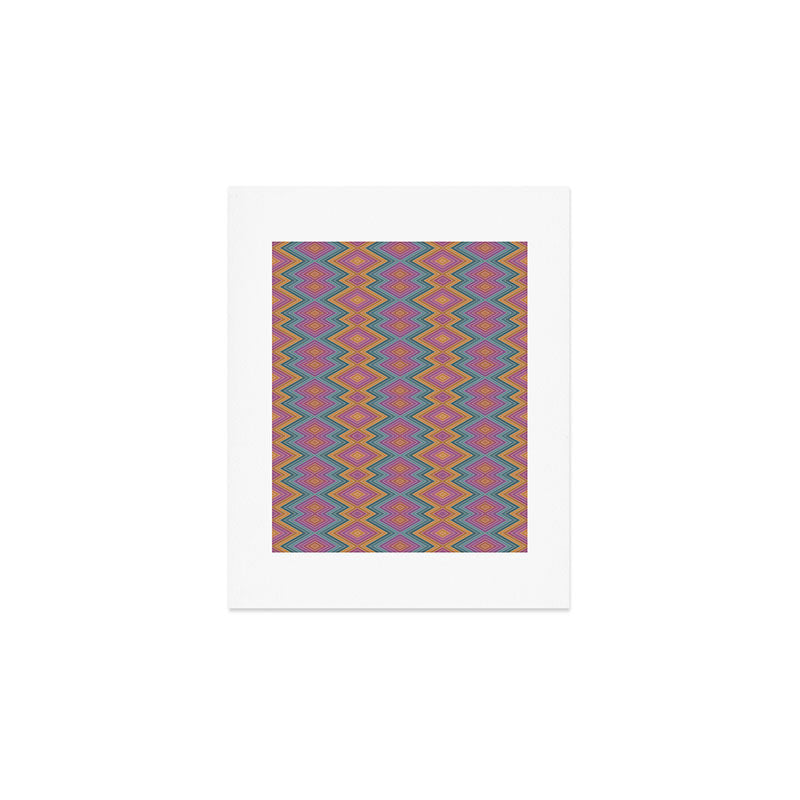 Boho Western Geometric Pattern II Art Print Gallery Image 1