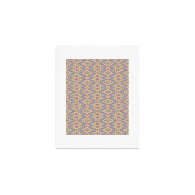 Boho Western Geometric Pattern III Art Print Gallery Image 1
