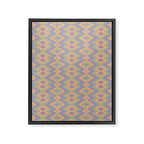 Boho Western Geometric Pattern III Framed Canvas Print Gallery Image 8