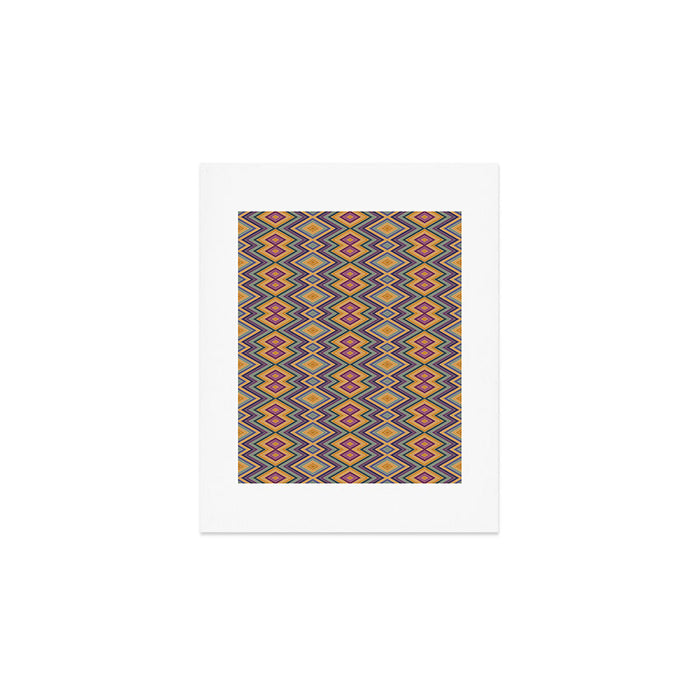 Boho Western Geometric Pattern IV Art Print Gallery Image 1