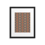Boho Western Geometric Pattern IV Framed Art Print Gallery Image 6