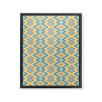 Boho Western Geometric Pattern VI Framed Canvas Print Gallery Image 8