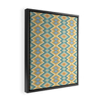 Boho Western Geometric Pattern VI Framed Canvas Print Gallery Image 2