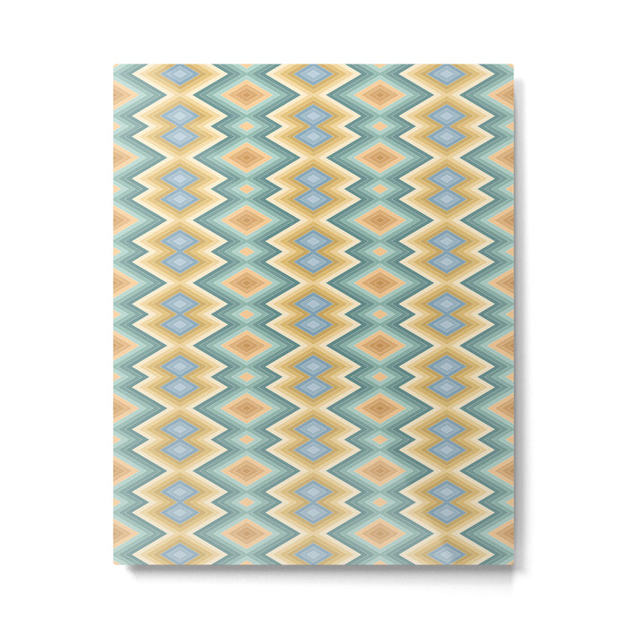 Boho Western Geometric Pattern VI Metal Print Gallery Image 1
