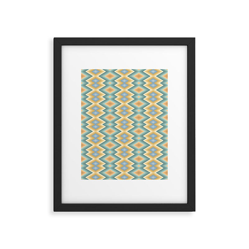 Boho Western Geometric Pattern VI Framed Art Print Gallery Image 6