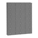 Boho Western Geometric Pattern VIII Black and White Canvas Print Gallery Image 8
