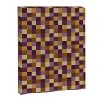 Bold Autumn Checks Pattern - Small XII Canvas Print Gallery Image 8