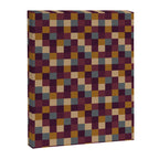 Bold Autumn Checks Pattern - Small XIII Canvas Print Gallery Image 8