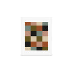 Bold Colorful Checks Pattern - Large II Art Print Gallery Image 1