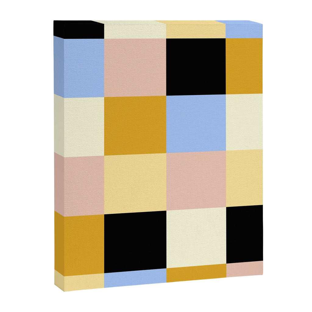Bold Colorful Checks Pattern - Large XXXV Canvas Print Gallery Image 8