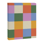 Bold Colorful Checks Pattern - Large XXXVII Canvas Print Gallery Image 8