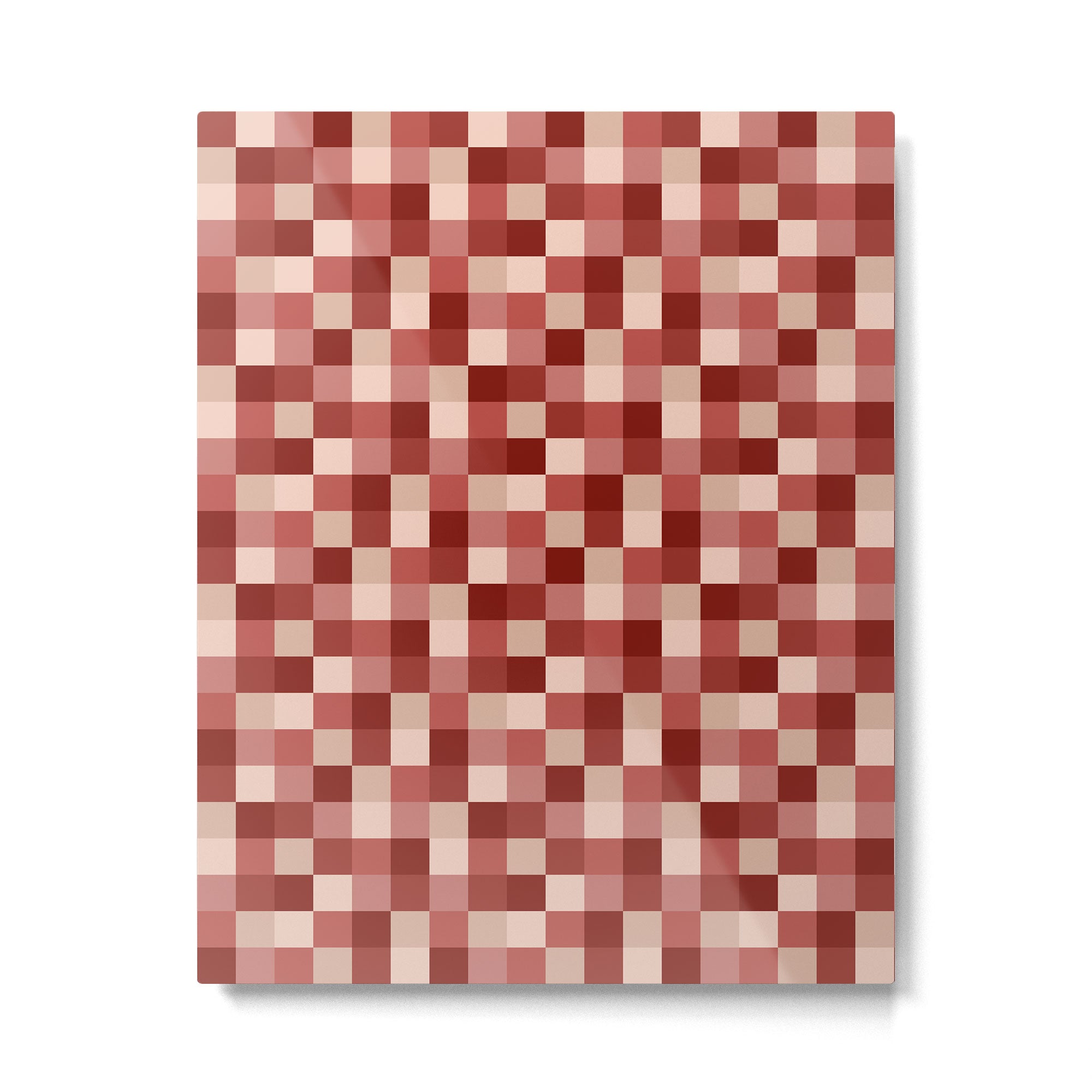 Bold Colorful Checks Pattern - Small X Metal Print Gallery Image 6
