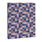 Bold Colorful Checks Pattern - Small XV Canvas Print Gallery Image 8