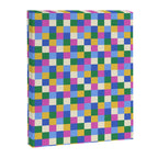 Bold Colorful Checks Pattern - Small XVI Canvas Print Gallery Image 8