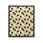 Bold Colorful Checks Pattern - Small XXXV Framed Canvas Print Gallery Image 8