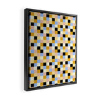 Bold Colorful Checks Pattern - Small XXXV Framed Canvas Print Gallery Image 2
