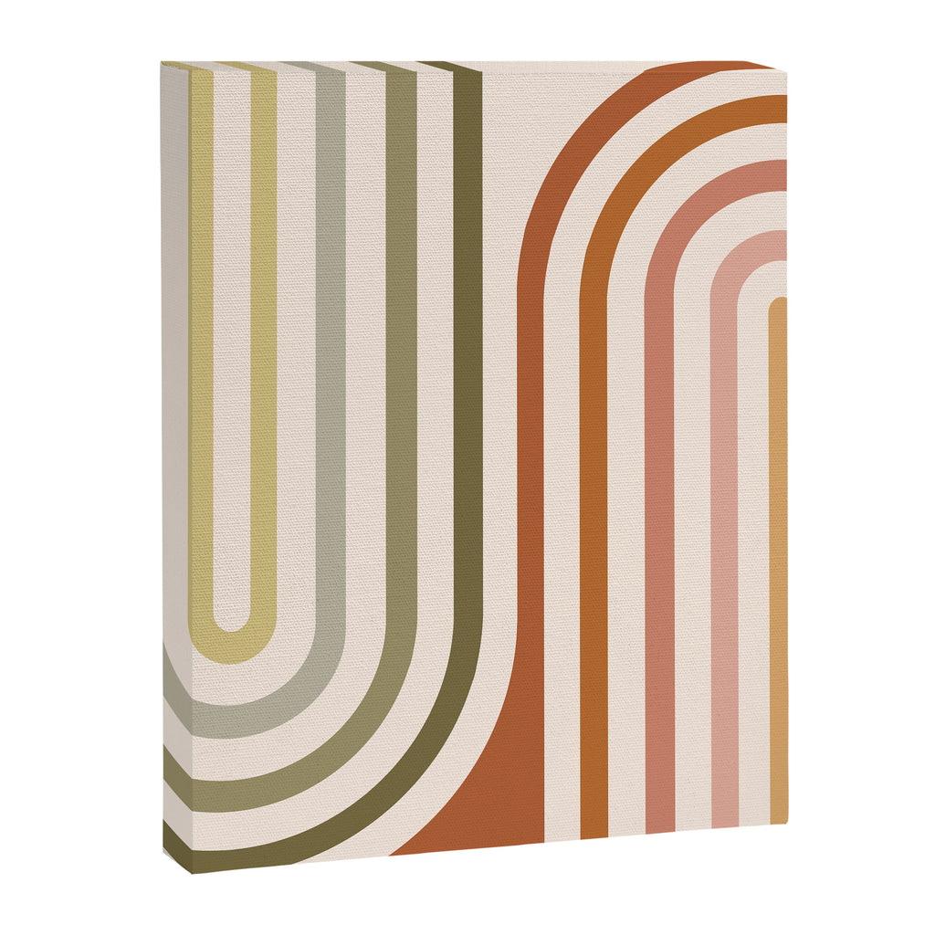 Bold Curvature Stripes I Canvas Print Gallery Image 6