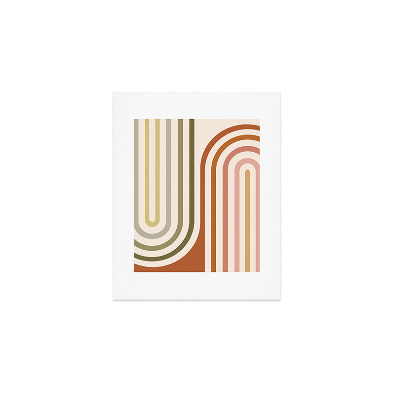 Bold Curvature Stripes I Art Print Gallery Image 1