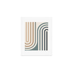 Bold Curvature Stripes II Art Print Gallery Image 1