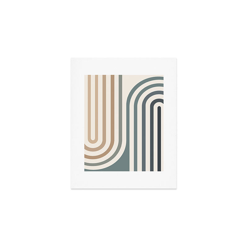 Bold Curvature Stripes II Art Print Gallery Image 1