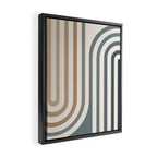 Bold Curvature Stripes II Framed Canvas Print Gallery Image 2