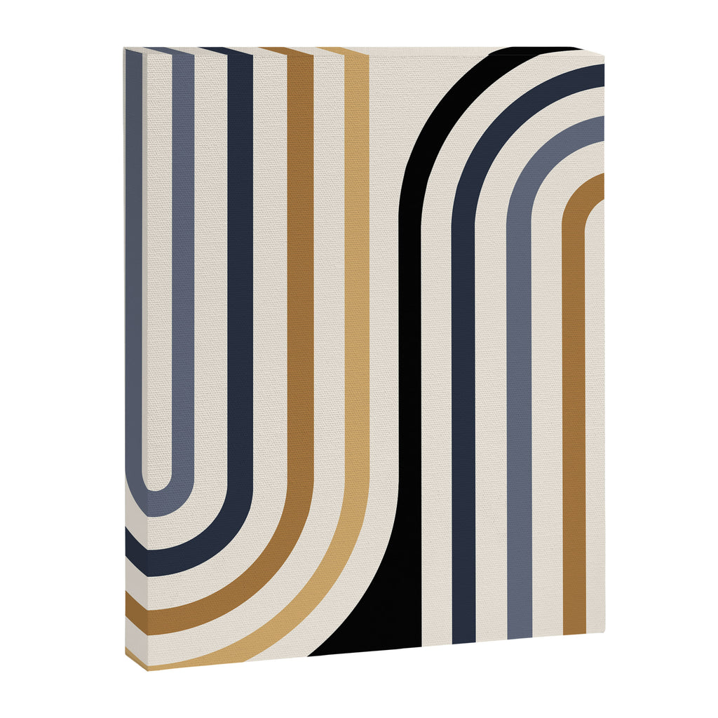 Bold Curvature Stripes III Canvas Print Gallery Image 6