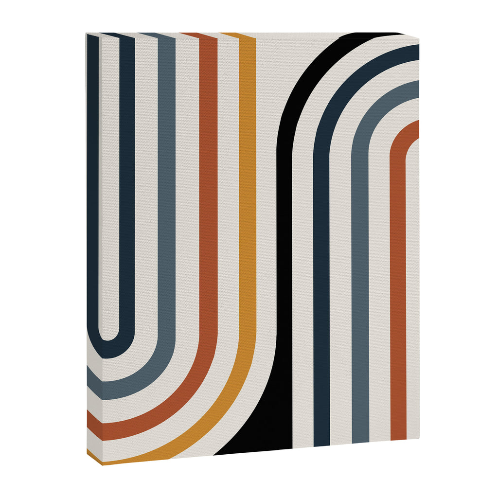 Bold Curvature Stripes IV Canvas Print Gallery Image 6