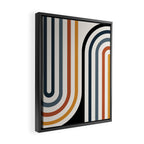 Bold Curvature Stripes IV Framed Canvas Print Gallery Image 2