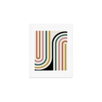 Bold Curvature Stripes IX Art Print Gallery Image 1