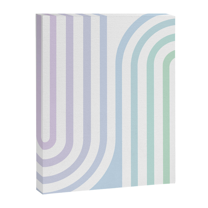 Bold Curvature Stripes XVII Canvas Print Gallery Image 1